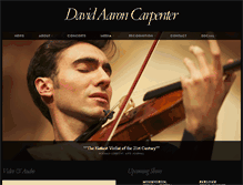 Tablet Screenshot of davidaaroncarpenter.com